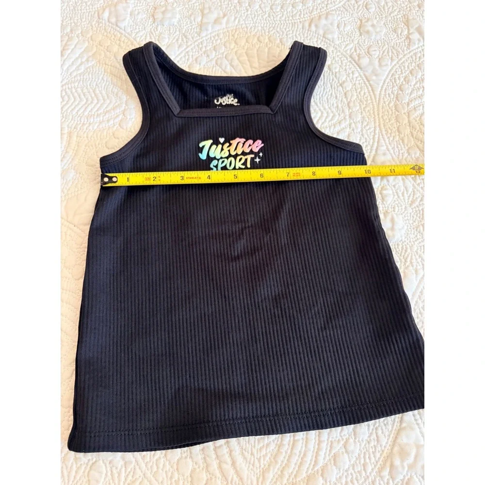 *4for$20 Mix&Match* Justice Sport Little Girls Ribbed Tank Top Size XS